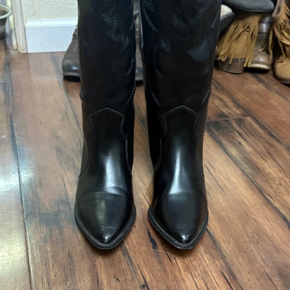 Elegant Black Over the Knee Boots